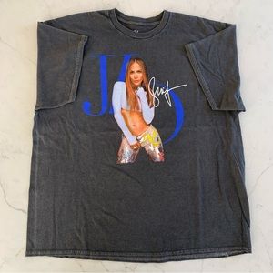 Jennifer Lopez JLo Band Tee 1X Short Sleeve Plus Size